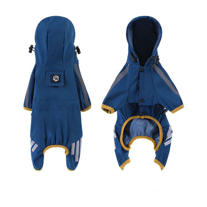 Sily Pet Raincoat Four-legged Raincoat For Dogs Small Dog Outing Clothes Tractable Waterproof Clothing Pet Clothing Cat Costume - Image 10