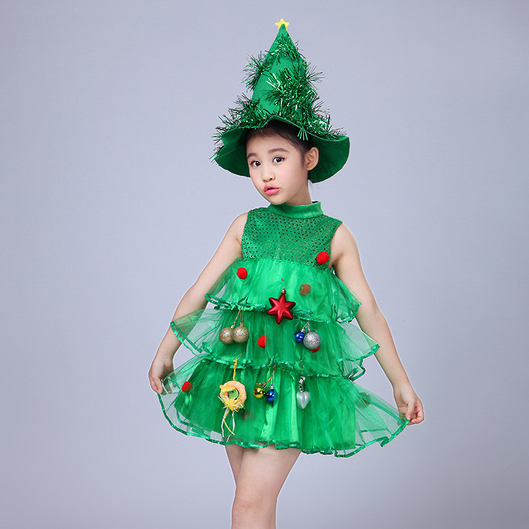 Children's Christmas Tree Program Performance Costume
