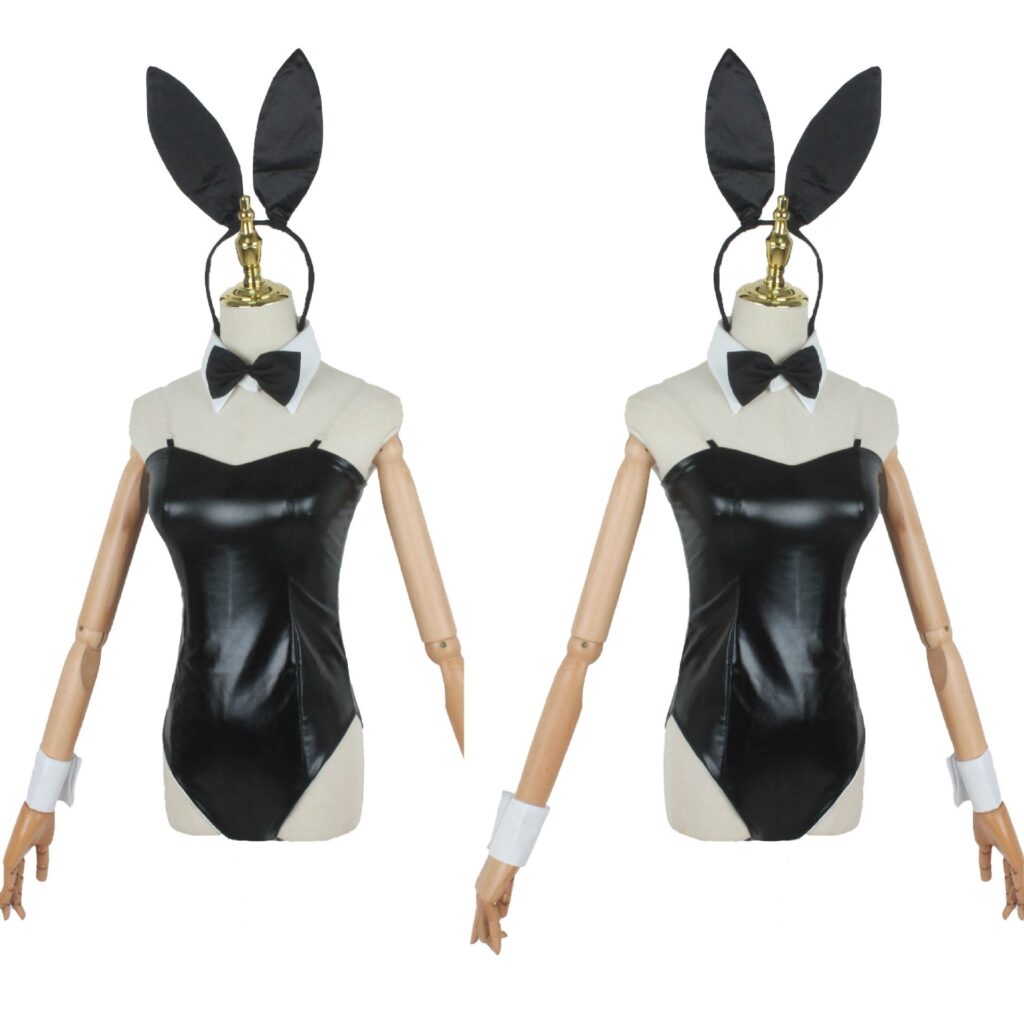 Anime Qingmai Senior Schoolmate Bunny Girl Cosplay Costume Maid Costume
