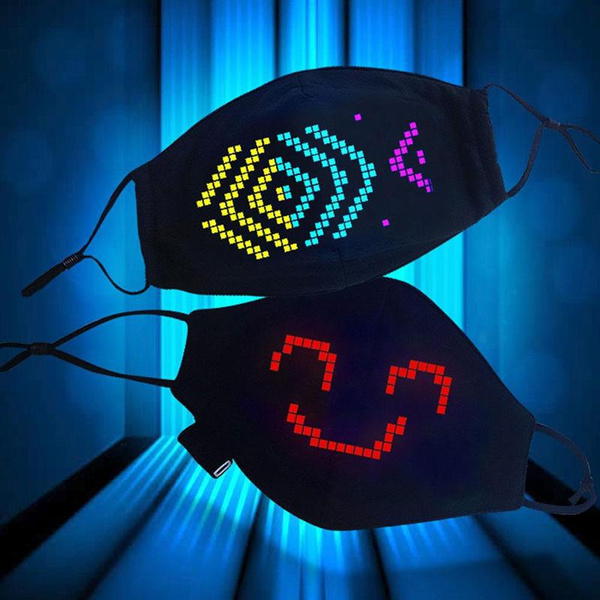 Christmas Bluetooth mask Prom mask flash mask