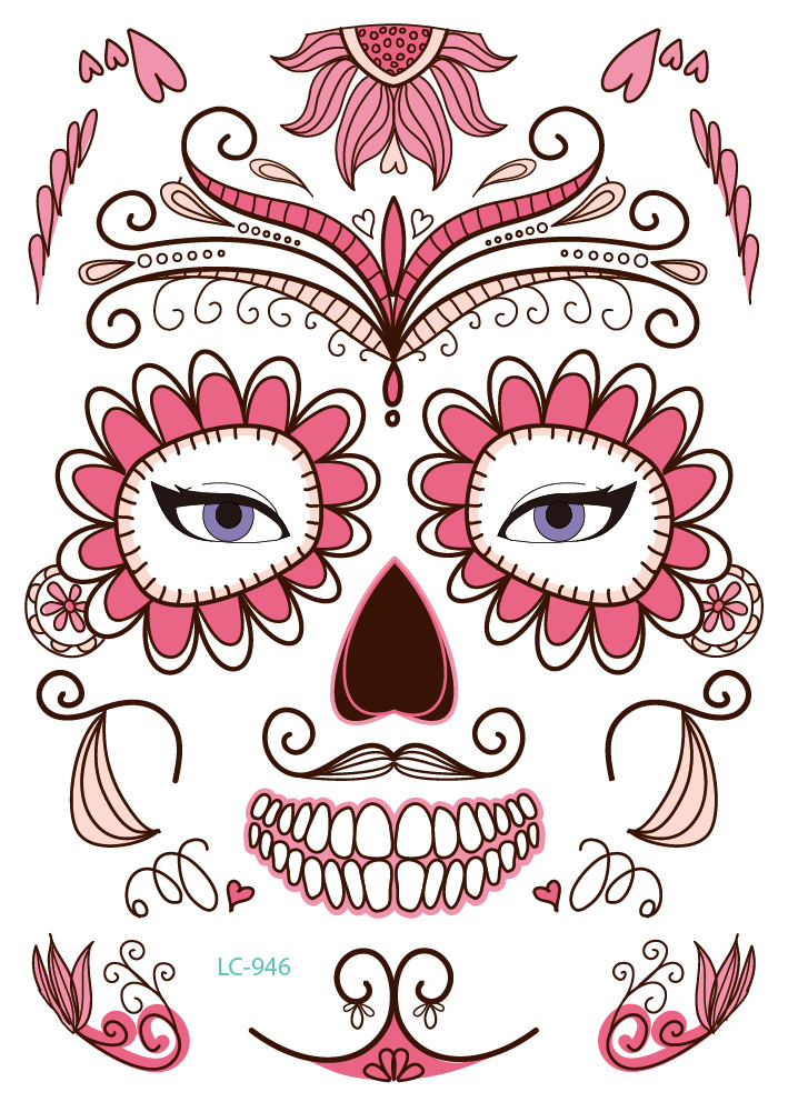 Waterproof Halloween Face Sticker