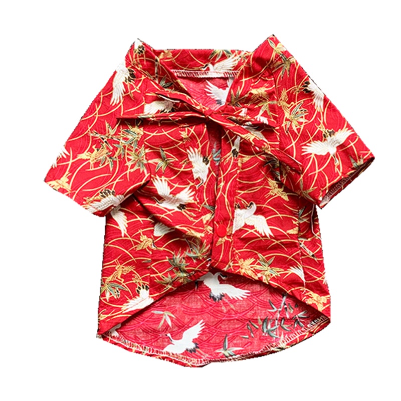 Mode japon Kimono chemise pour chiens chiot chemise Shiba Inu été T-shirt animal de compagnie chien vêtements bouledogue animaux vêtements Costume GZC09 - Image 4