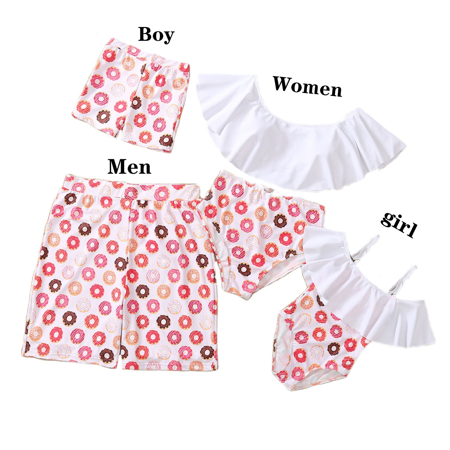 Moda Estiva Mamma E Bambini Bikini Famiglia Abbinamento Costumi Da Bagno Mamma E Me Vestiti Madre Figlia Costume Da Bagno - Image 2