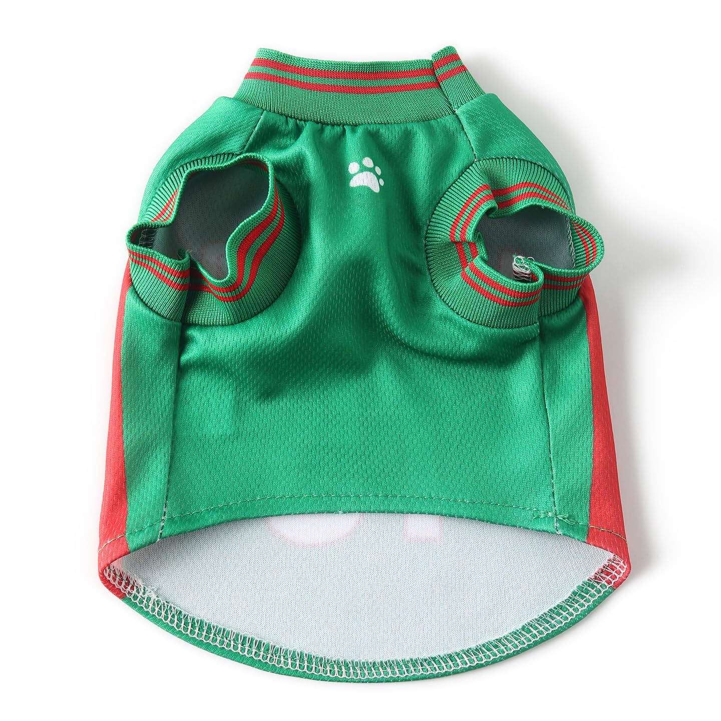 Mexico Pet Dog Jersey Costume, Summer Cooling Mesh Fabric, Soccer Sportswear Team Jersey, Lightweight Football Casual Clothes For Small Dogs - Image 3