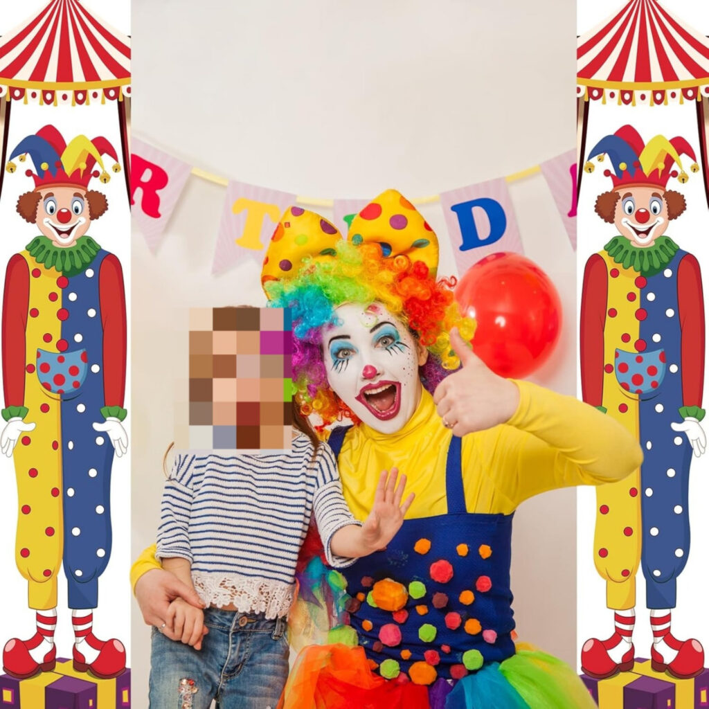 2-Pack Clown Door Banners, Halloween Decor Banners, Circus Clown “Welcome” Banners For Hanging, Halloween Hanging Banners For Indoor And Outdoor Use, Halloween Haunted House, Carnival, 29.5x180cm