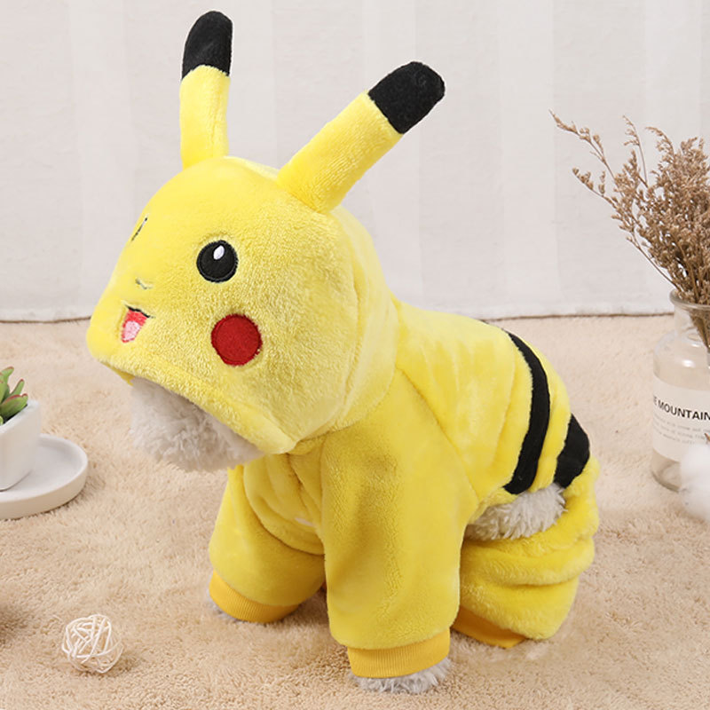 Pet Clothes Autumn Winter Cute Cat Costume Cartoon Cosplay Cat Coat Home Pajamas Hoodie Cat Outfit Kitten Clothes Lovely Fashion - Image 8