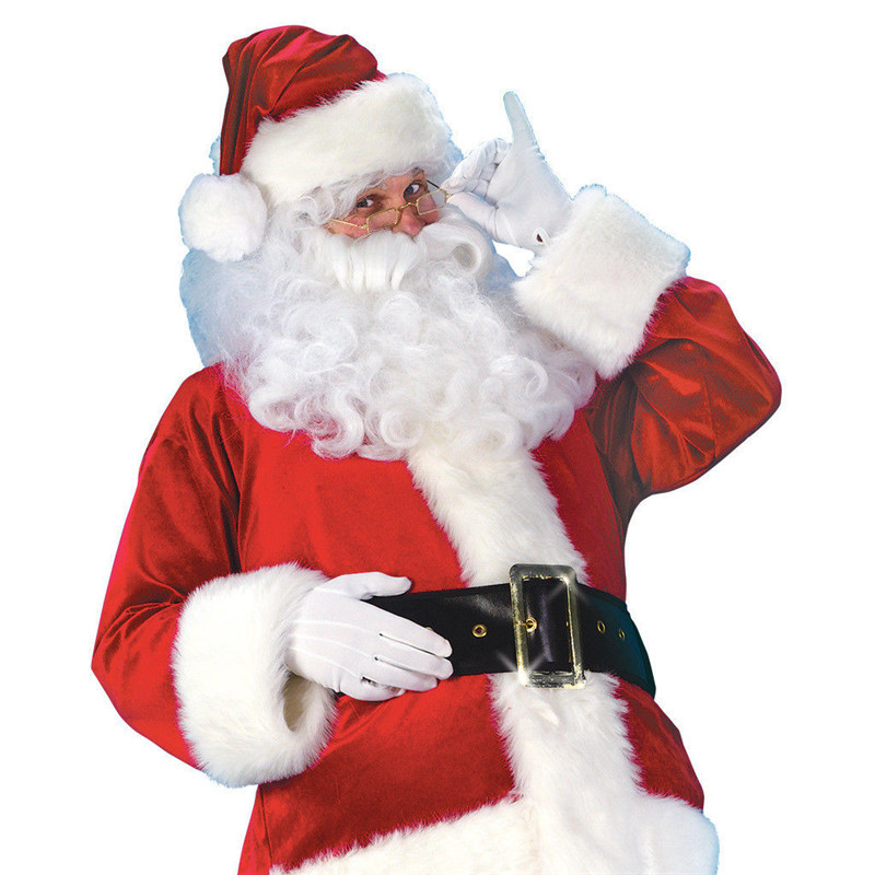 Plus Size Santa Claus Costume For Adults Men Women Christmas Carnival Cosplay Red Plus Size Suit Fancy Costumes - Image 6