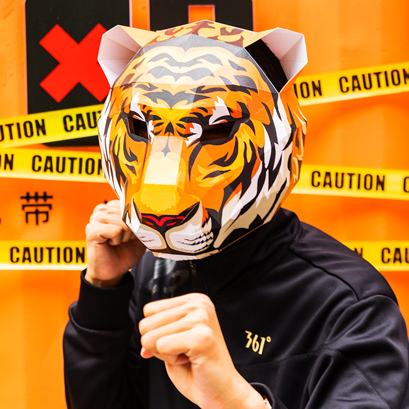 Paper Mold Headgear Animal Mask