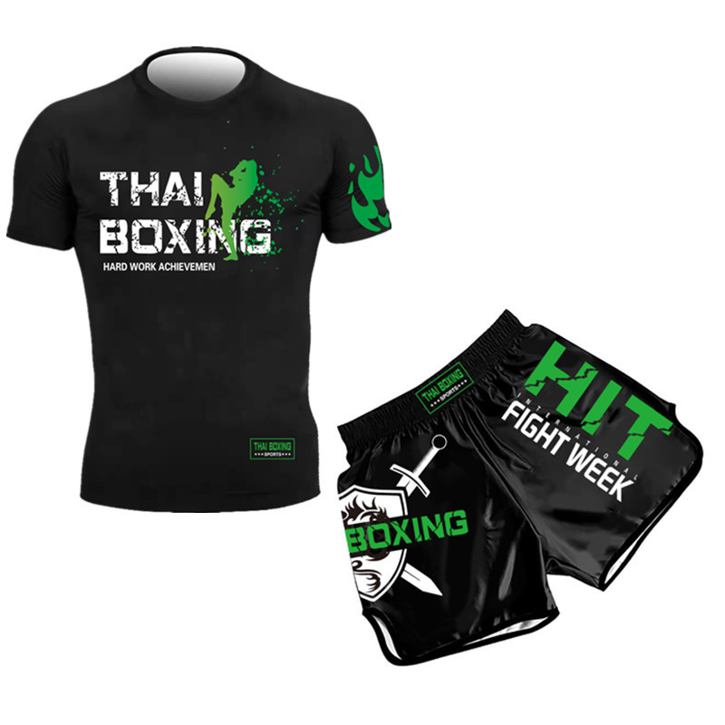 Muay Thai Shorts Clothes For Sanda Boxing Costume Children's Clothes For Sanda Fighting Shorts Muay Thai Free Fight Tights Suit - Image 3