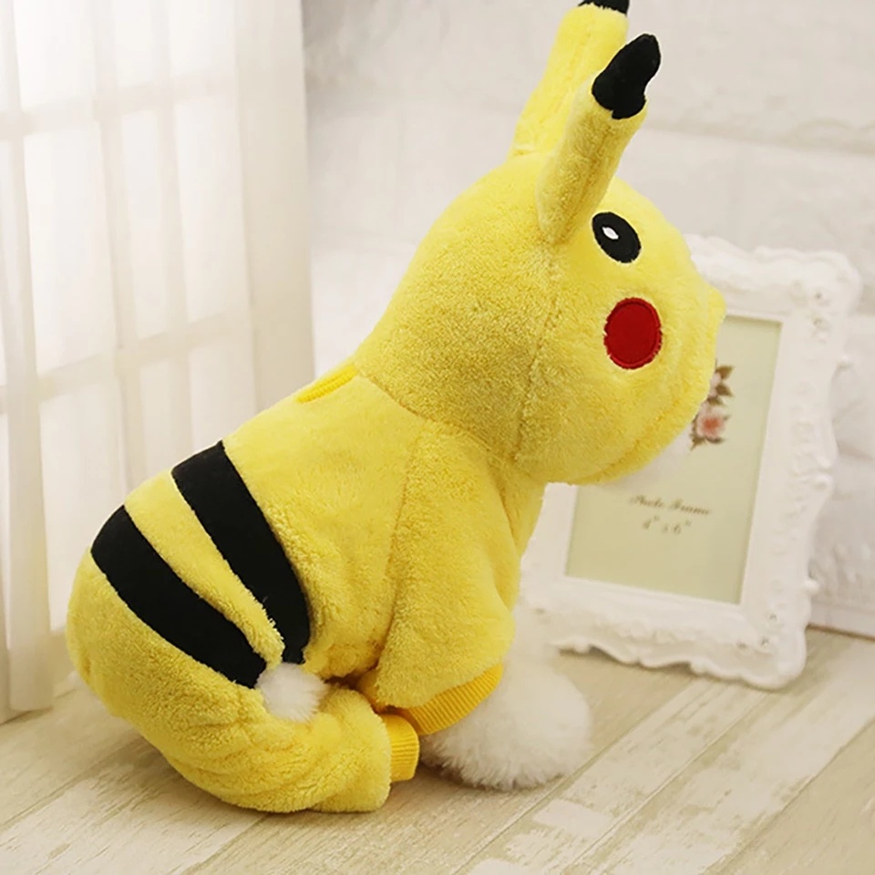 Pet Clothes Autumn Winter Cute Cat Costume Cartoon Cosplay Cat Coat Home Pajamas Hoodie Cat Outfit Kitten Clothes Lovely Fashion - Image 3