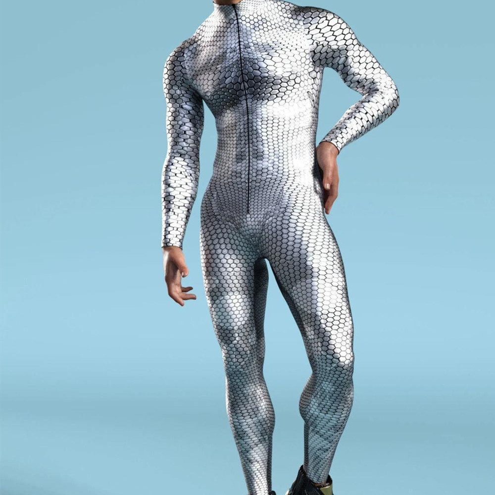 3D Digital Printing Cosplay One-piece Play Costume