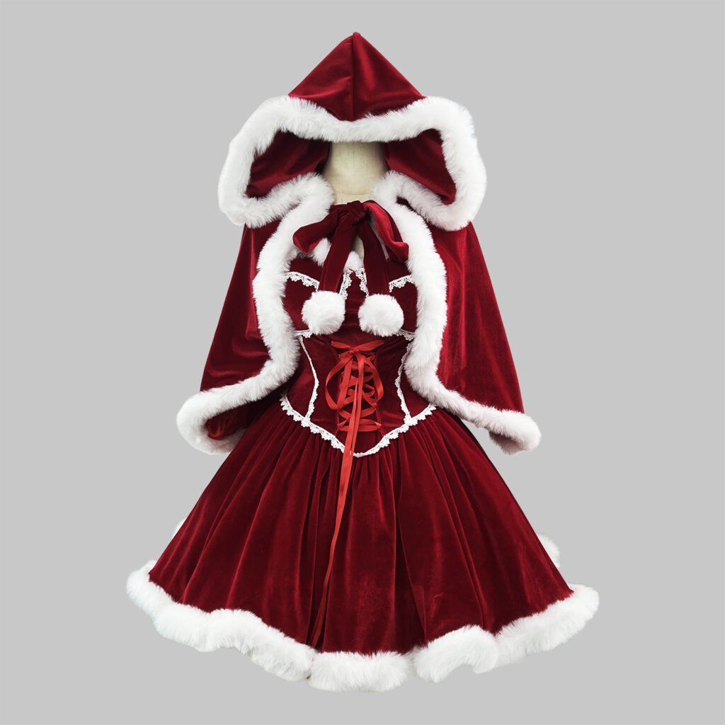 Celebrity-style Cosplay Dress Princess Christmas Outfit Performance Costume