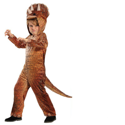 Tyrannosaure & Triceratops Costume pour fille et garçon cosplay enfants mignon Animal mascotte enfant dinosaure combinaison Costumes de fête de noël - Image 3
