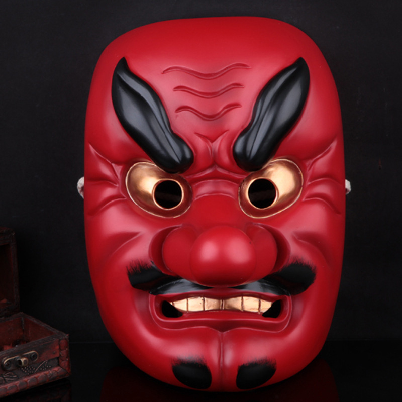 Film Theme Resin Drama Prajna Mask Japanese Samurai Sky Dog Mask