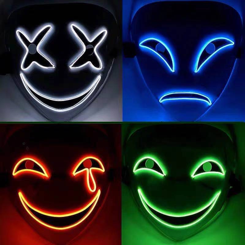 LED Luminous Black Covenant Mask