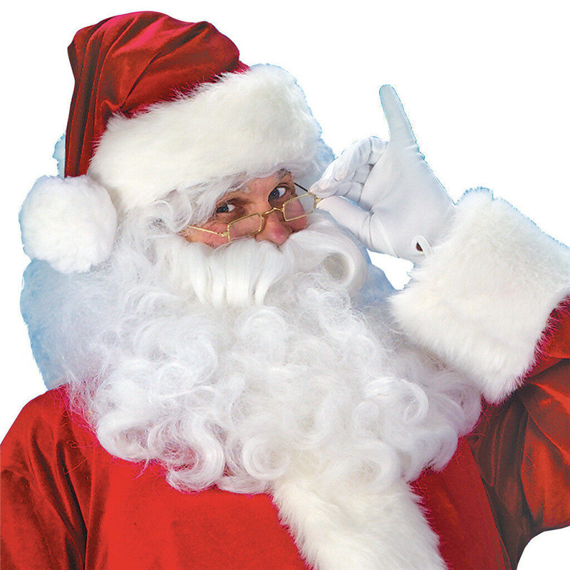 Plus Size Santa Claus Costume For Adults Men Women Christmas Carnival Cosplay Red Plus Size Suit Fancy Costumes - Image 2