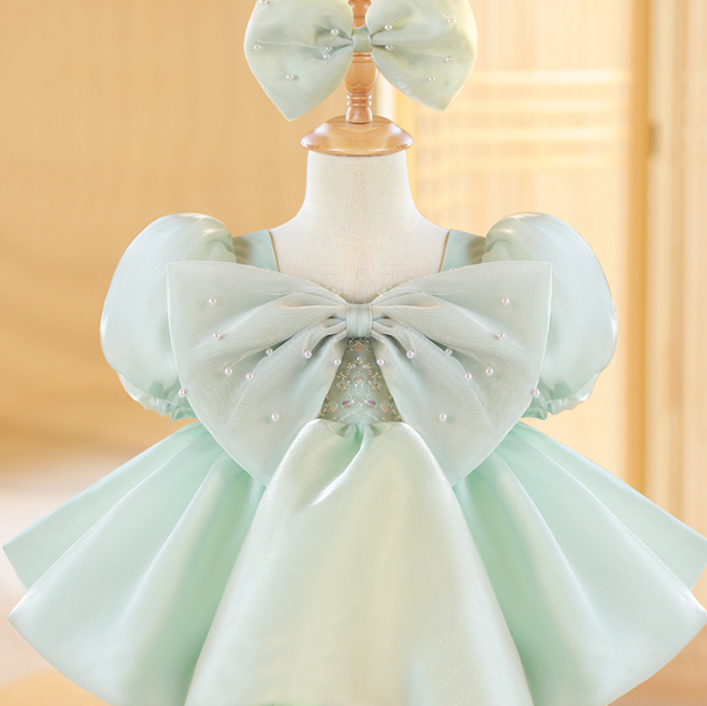 Birthday Princess Dress High-end Children's Host Performance Costume