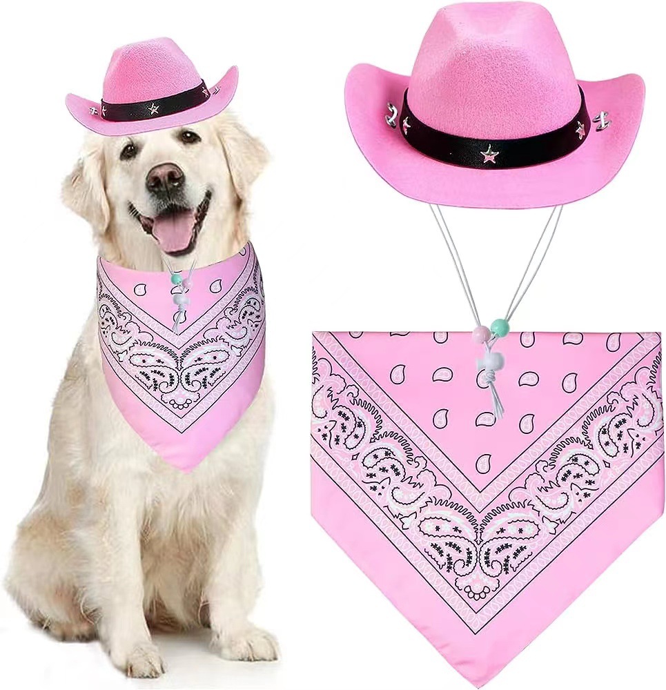 Cat Cowboy Costume Cat Cowboy Hat And Bandana Set Cat Halloween Costumes Cowboy Cat Pet Costume Funny Halloween Costumes For Cats Kittens Pets