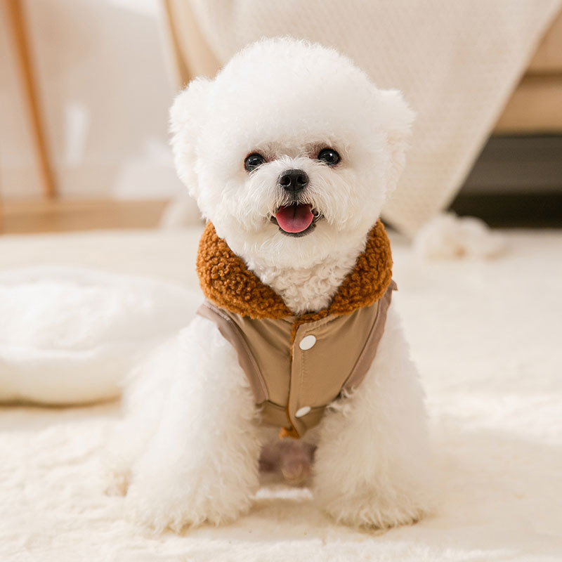 Dog Puppy Clothes Korean Style Coffee Sweater Fit Small Dog Pet Cat Autumn &Winter Pet Cute Costume Dog Cloth Coat - Image 3