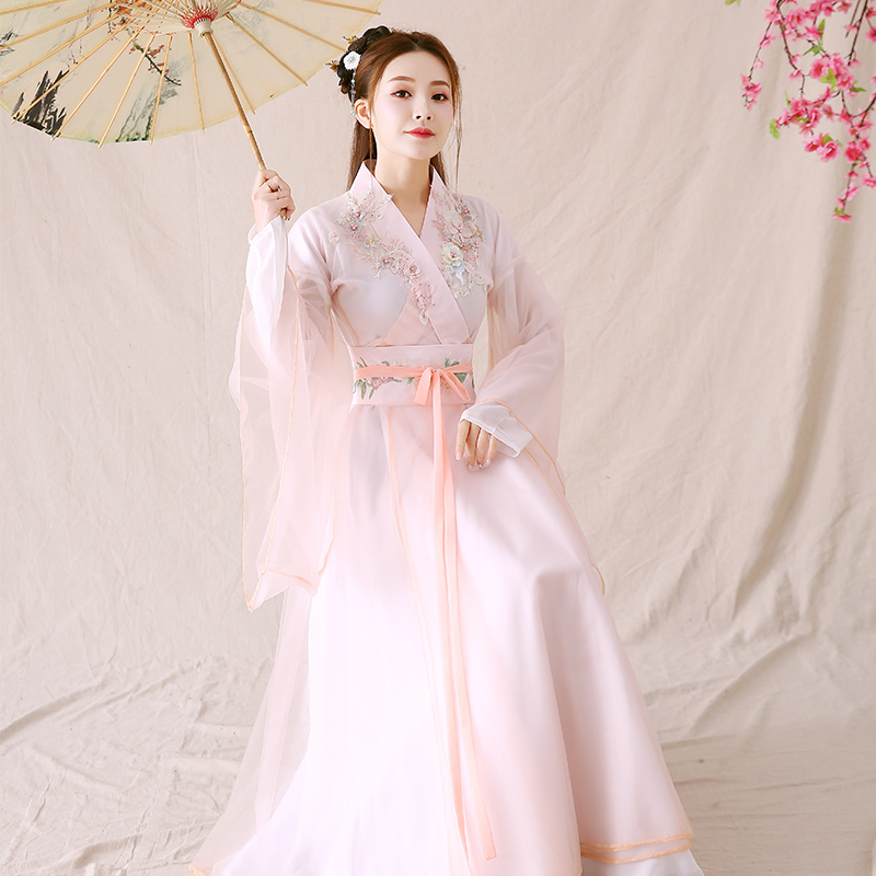 Ancient costume female hanfu skirt fairy