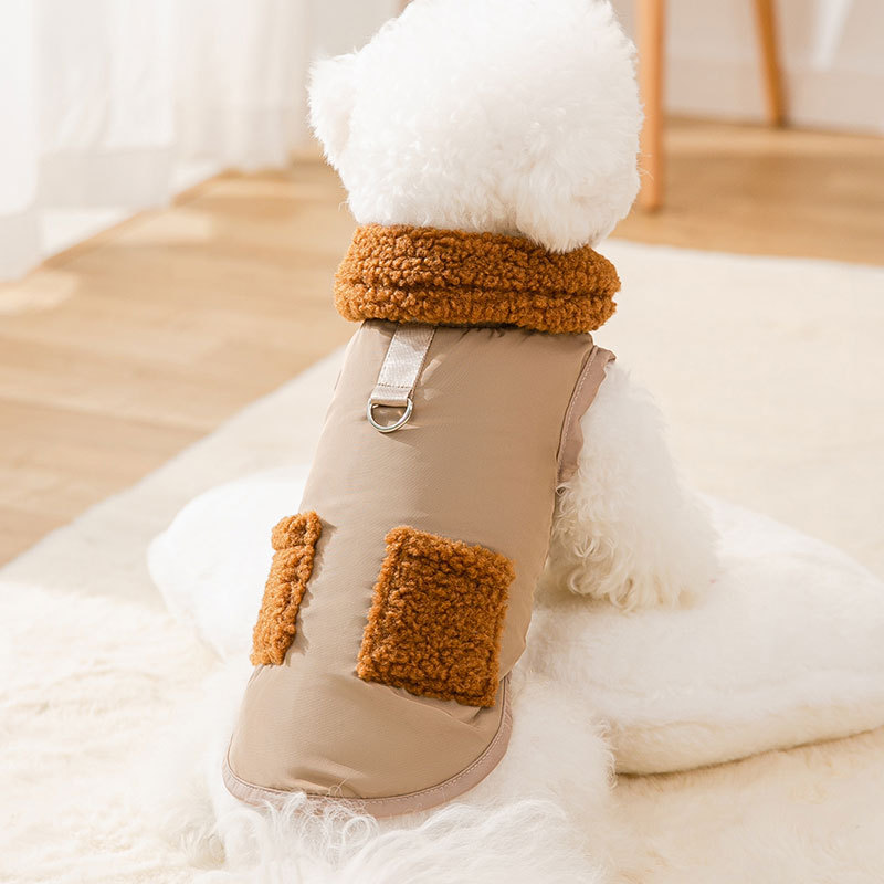Dog Puppy Clothes Korean Style Coffee Sweater Fit Small Dog Pet Cat Autumn &Winter Pet Cute Costume Dog Cloth Coat - Image 2
