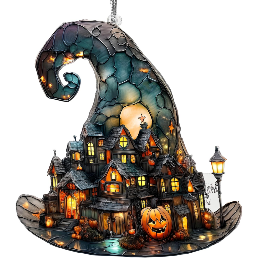 Cute Ghost Ornament Halloween Decor, Cute Ghost Gift For Book Lovers