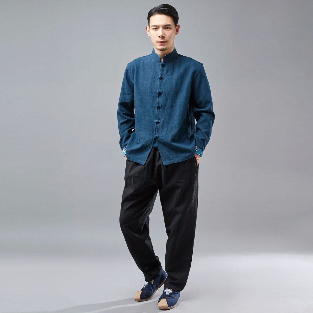 National costume shirt linen top