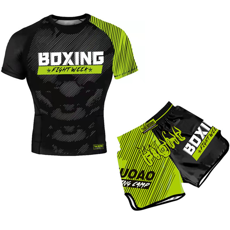 Muay Thai Shorts Clothes For Sanda Boxing Costume Children's Clothes For Sanda Fighting Shorts Muay Thai Free Fight Tights Suit - Image 9