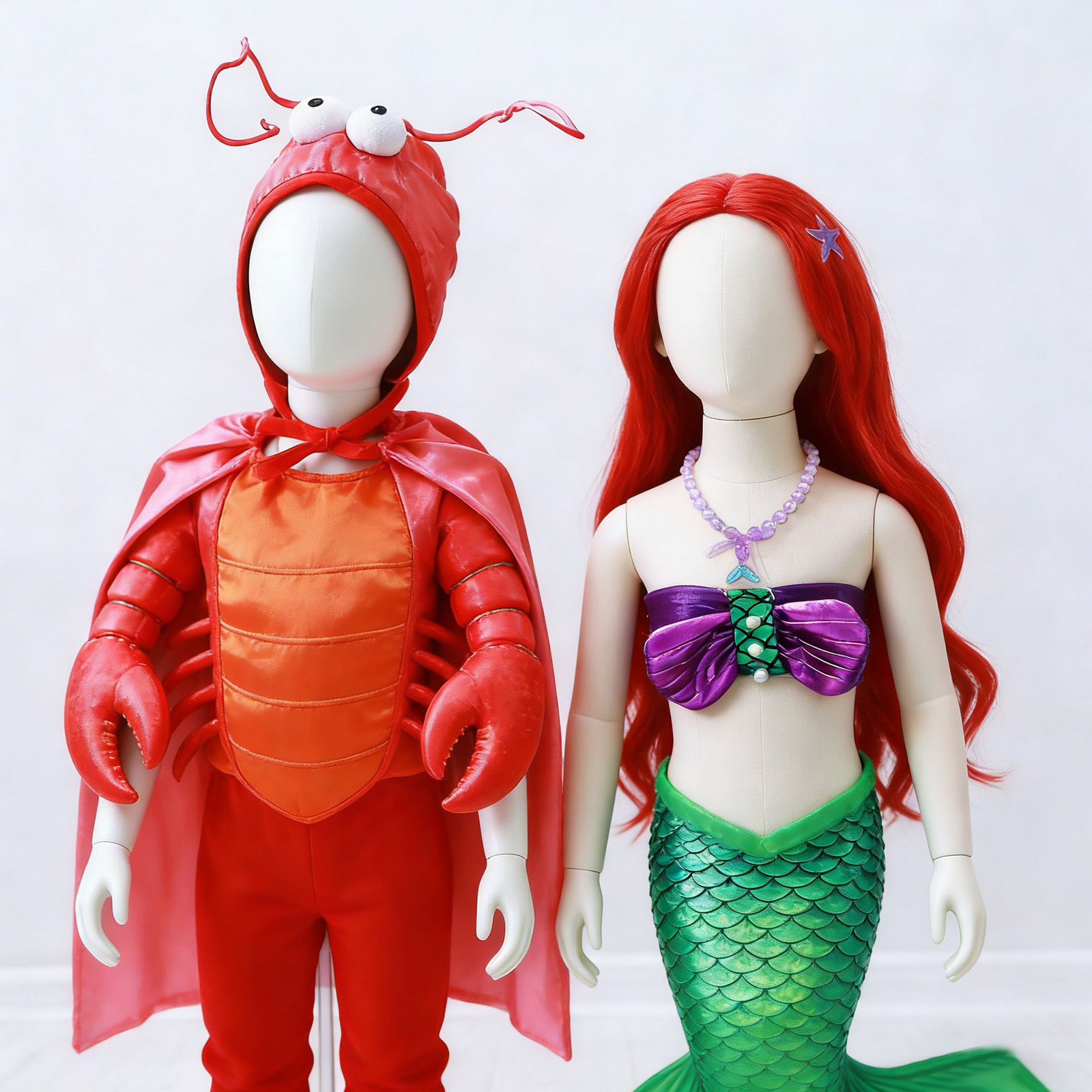 16-Piece Princess Accessory Set With Red Hair & Jewelry For Theme Parties And Costume Parties—Party Accessory Set - Image 3