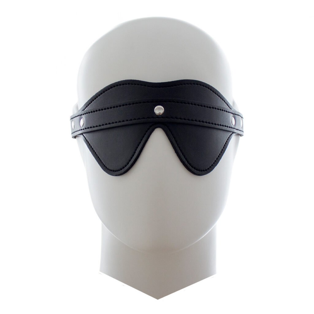 Supplies Dual-purpose Leather Eye Mask Sexy Black Mask Sexy Tool Seductive Mask Eye Cover Head