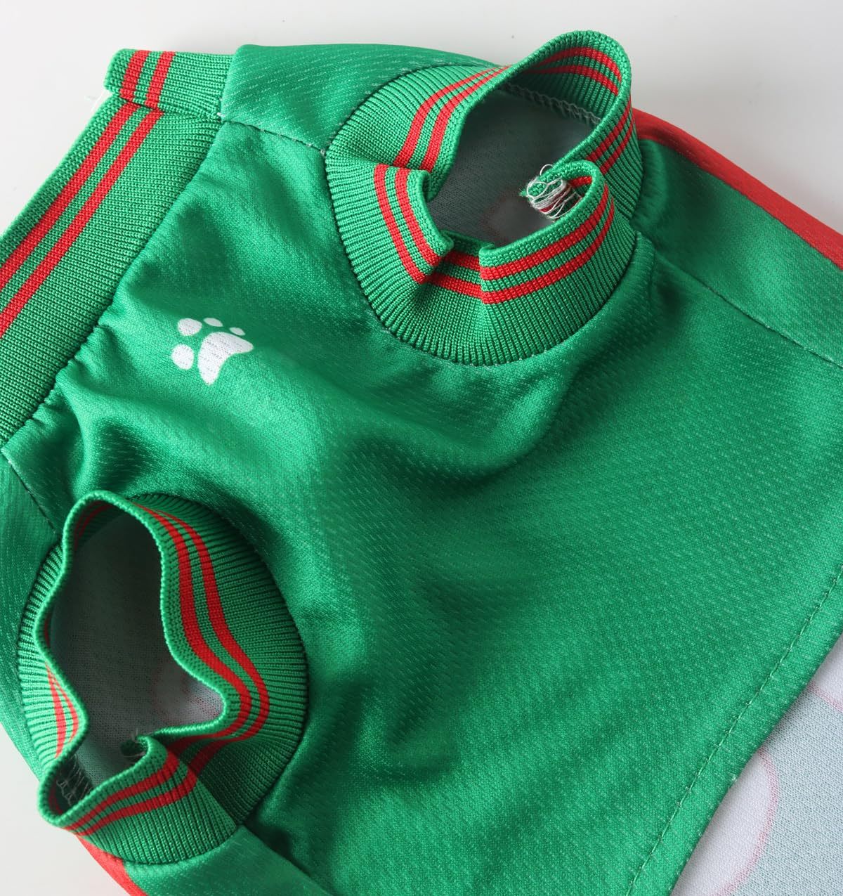 Mexico Pet Dog Jersey Costume, Summer Cooling Mesh Fabric, Soccer Sportswear Team Jersey, Lightweight Football Casual Clothes For Small Dogs - Image 6