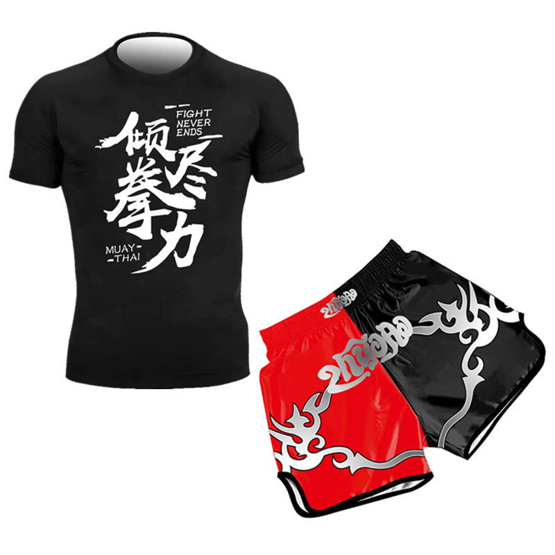 Muay Thai Shorts Clothes For Sanda Boxing Costume Children's Clothes For Sanda Fighting Shorts Muay Thai Free Fight Tights Suit - Image 7