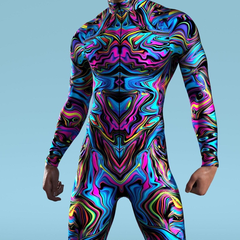 3D Digital Printed Cosplay One-piece Costume