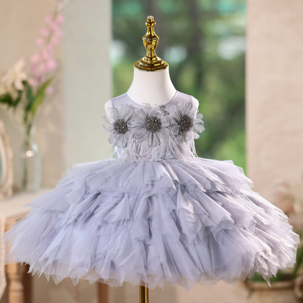 Girl's Piano Performance Costume One-year-old Princess Dress Light Luxury