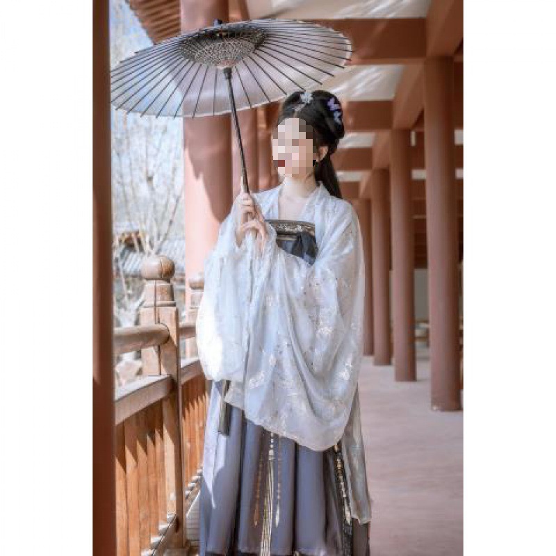 Large Size Women's Han Chinese Clothing Super Fairy Slimming Plump Girls Chest-high Dress Chinese Traditional Han Clothing Suit Ancient Costume - Image 2