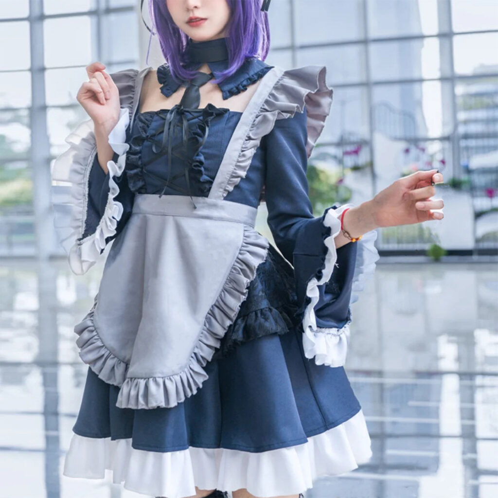 Dressing Doll Fall In Love Kitagawa Haimeng Maid Cos Black River Maid Costume