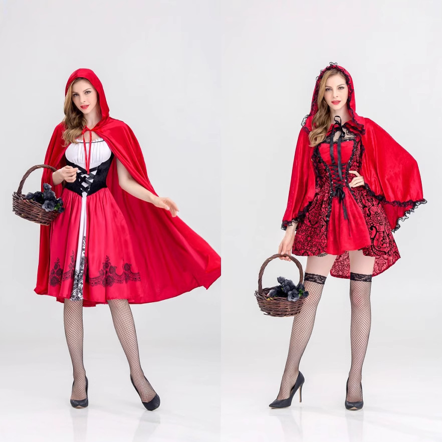 Women's Halloween Little Red Riding Hood Ball Costume