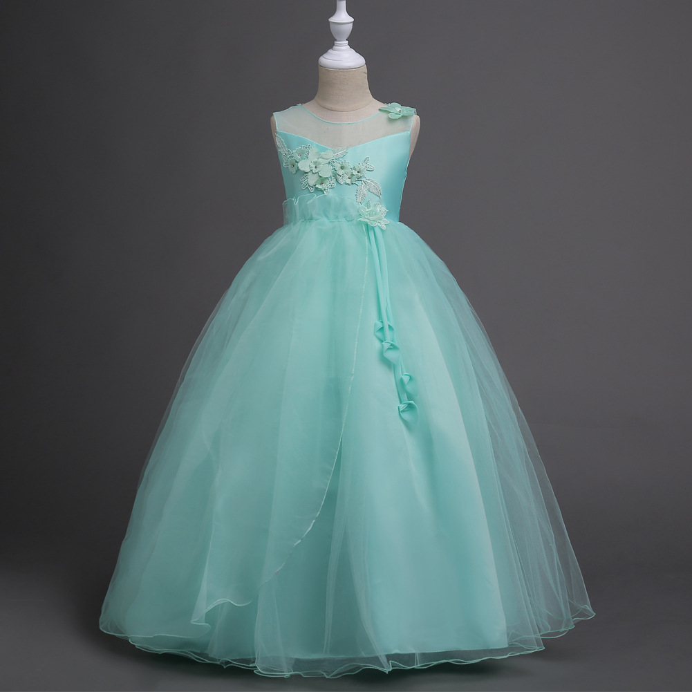 Children's Full Dress Girls' Princess Dress Costume