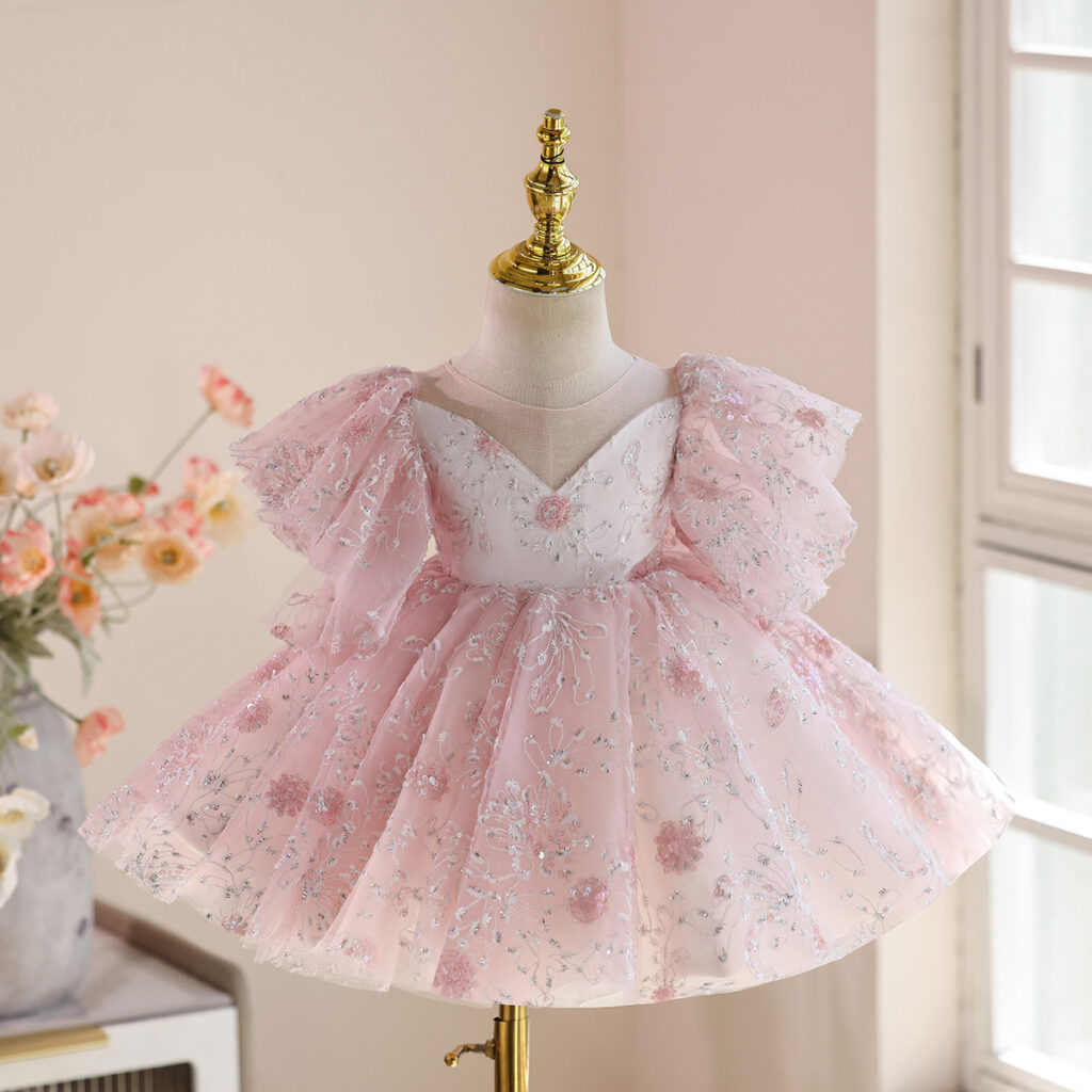 Girl Costume For Piano Performance Little Girl Birthday Flower Girl Tulle Tutu