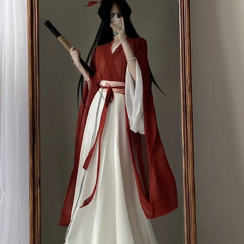 Modified Hanfu Womens SpringSummerAutumn Ancient Costume