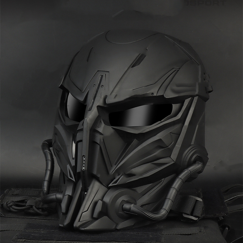 WoSporT Corrector Mask Second Generation Festival Dress Up Mask Field Camouflage MC Mask Nylon Material