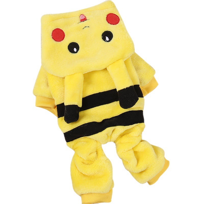 Pet Clothes Autumn Winter Cute Cat Costume Cartoon Cosplay Cat Coat Home Pajamas Hoodie Cat Outfit Kitten Clothes Lovely Fashion - Image 7