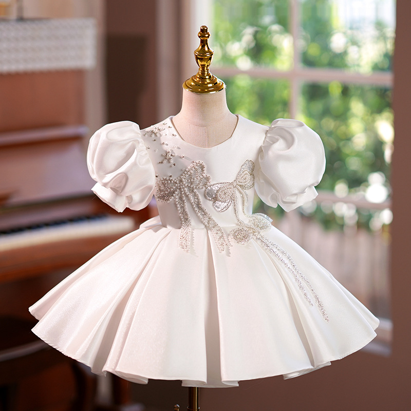 Children's Birthday Host Piano Performance Costume Princess Dress