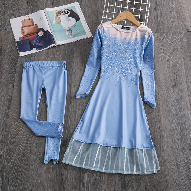 Children's Holiday Two-piece Dress Costume