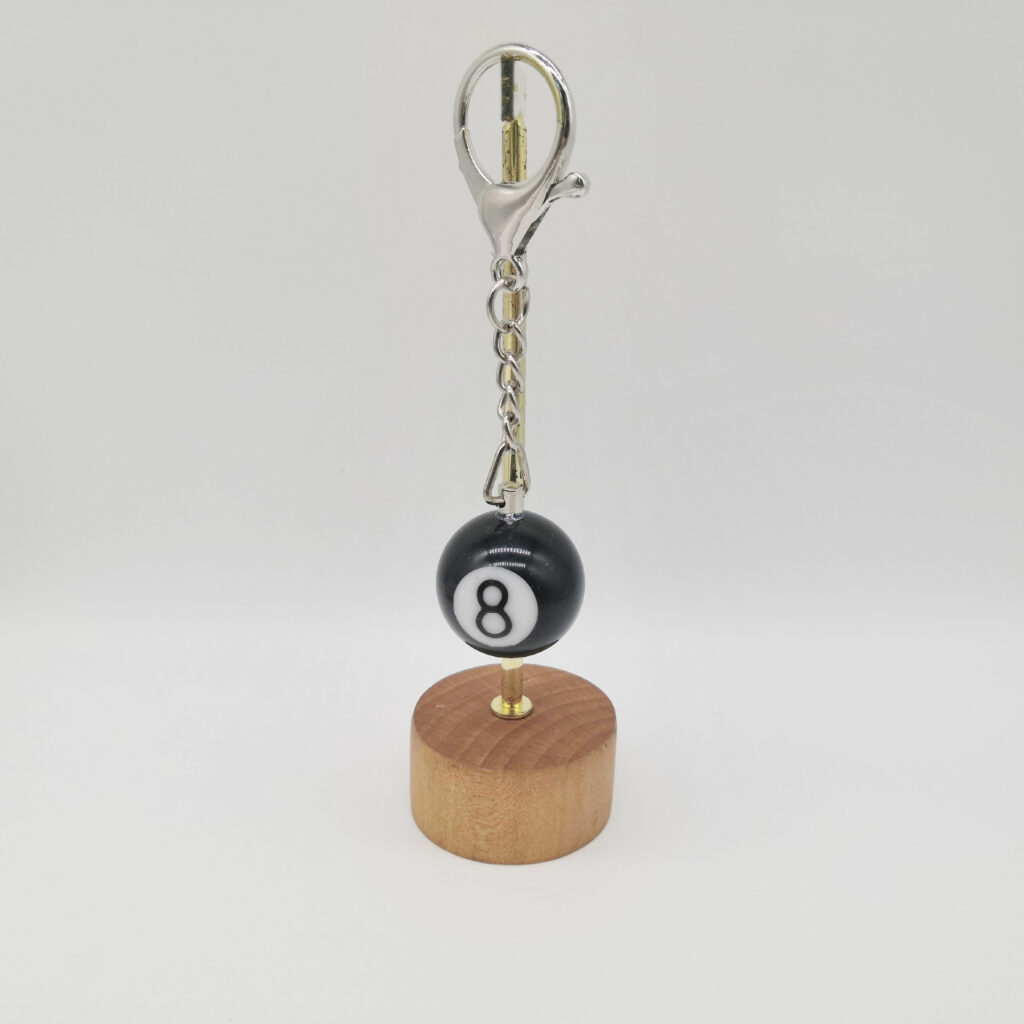 Fashion Halloween Alloy Billiard Keychain