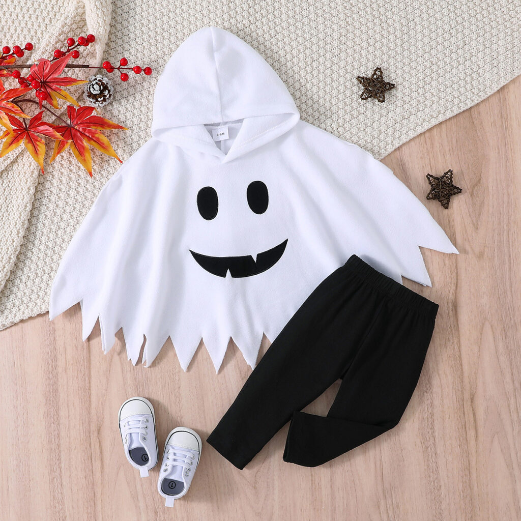 Children's Halloween Day Suit European And American Fashion Jumpsuit Cloak Play Costume