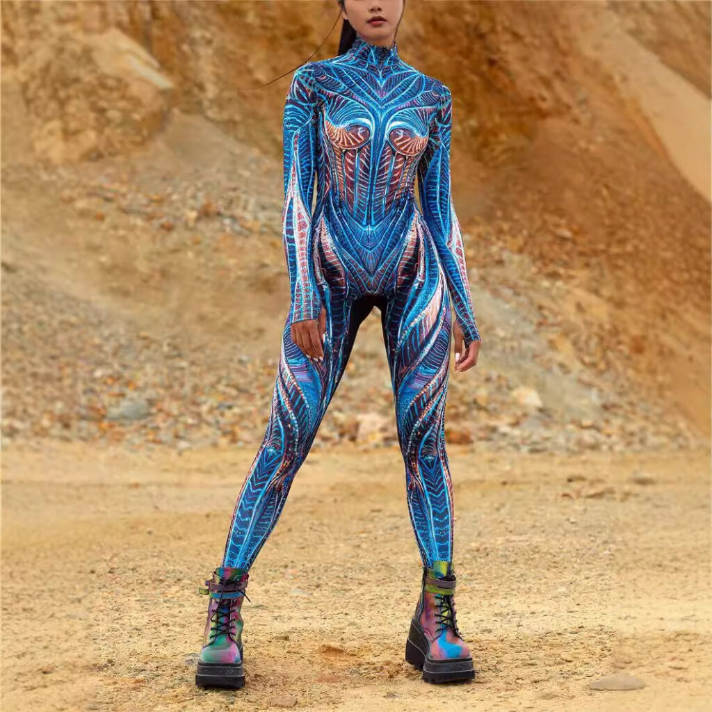 3D Digital Printing One-piece Play Costume