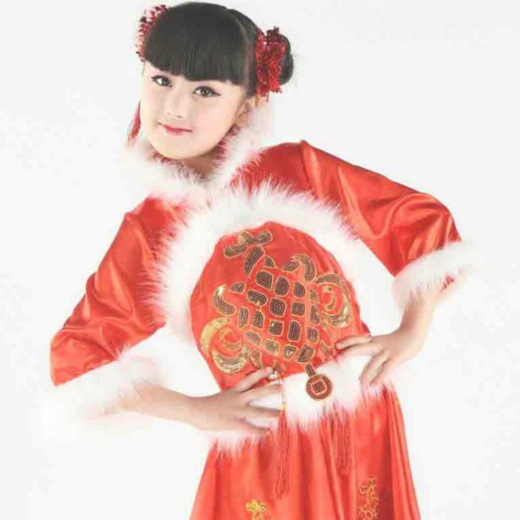 Festive Clothes For Girls Yangko Performance Costume