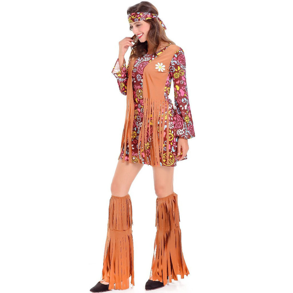 Women's Tassel Hippie Costume Retro