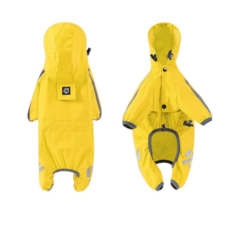 Sily Pet Raincoat Four-legged Raincoat For Dogs Small Dog Outing Clothes Tractable Waterproof Clothing Pet Clothing Cat Costume - Image 7